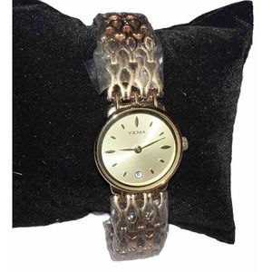 YEMA Paris YA216 Women's Gold-tone Quartz Sport Watch 3-ATM *NEW‎ VINTAGE WOB
